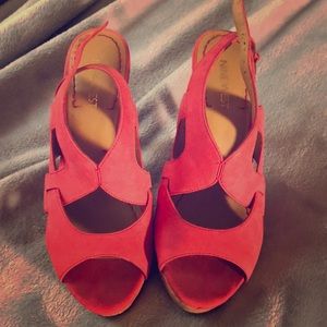 Pink High Heel Sandals